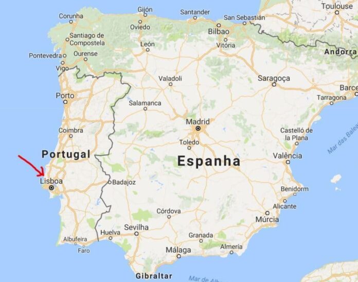 gripe-aviar-en-portugal-20250107-mapa-ubicacion-sintra Detectado brote gripe aviar en grana ponedoras en Sintra, a 30 km de Lisboa